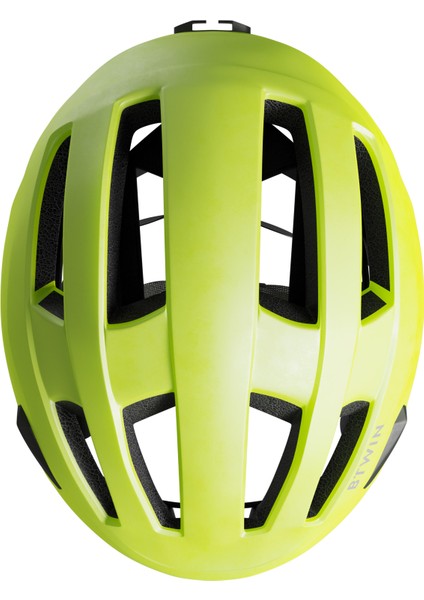 BTWIN Şehir Bisikleti Kaskı - Neon Sarı - 500