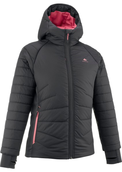 Quechua Çocuk Hibrit Şişme Mont - 7/15 Yaş - Koyu Gri fiyatları