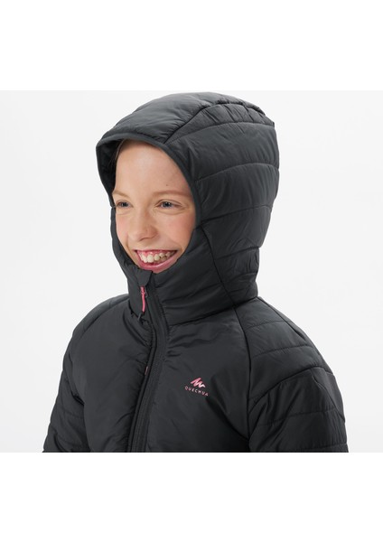 Quechua Çocuk Hibrit Şişme Mont - 7/15 Yaş - Koyu Gri modelleri