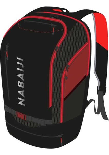 NABAIJI Yüzücü Sırt Çantası - Kırmızı / Siyah - 40L - 900
