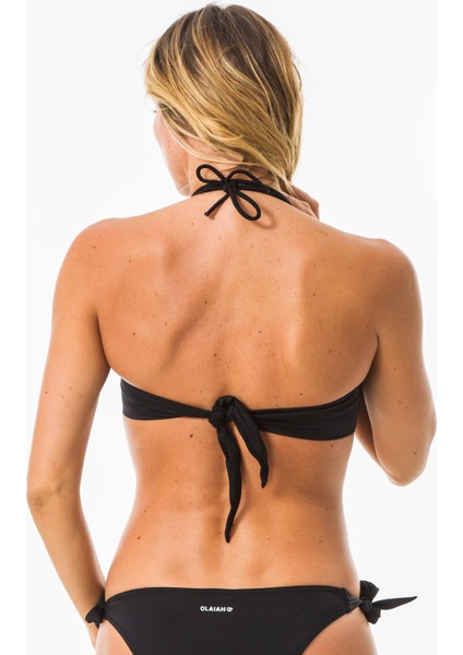 Olaian Straplez Bikini Üstü - Çıkarılabilir Göğüs Pedli - Siyah - Laura