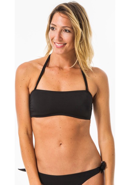 Olaian Straplez Bikini Üstü - Çıkarılabilir Göğüs Pedli - Siyah - Laura fırsatları