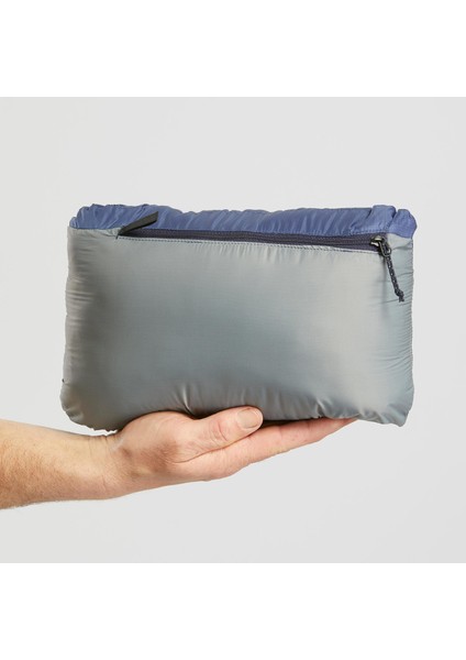 FORCLAZ Erkek Outdoor Trekking Kapüşonlu Şişme Mont - Sentetik / Mavi - MT100 -5°C fırsatları