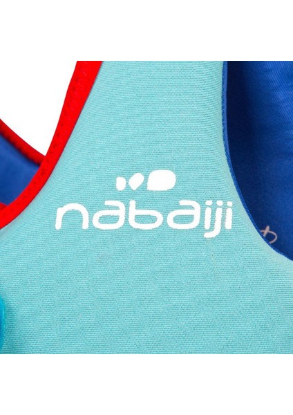 NABAIJI Yüzme Yeleği Turkuaz Mavi Renk Batmama Özelliği ile 6-9 Yaş Çocuklar İçin