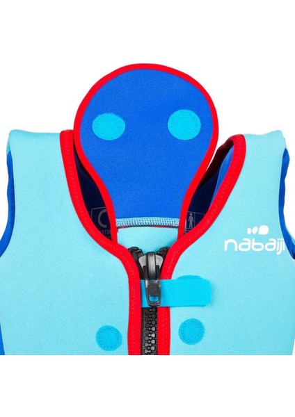 NABAIJI Yüzme Yeleği Turkuaz Mavi Renk Batmama Özelliği ile 6-9 Yaş Çocuklar İçin