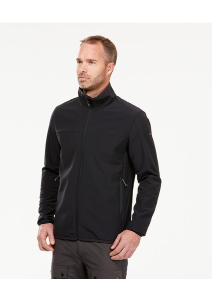 Forclaz Erkek Softshell Mont - Siyah - Mt100