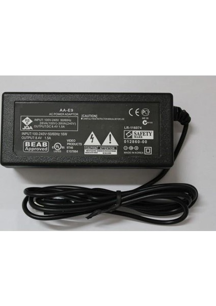 AA-E6A Samsung Kamera Adaptörü 8.4 Volt 1.5 Amper Samsung Kamera Adaptörü