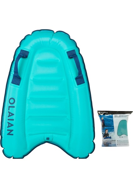 RADBUG Çocuk Şişirilebilir Bodyboard - 4 / 8 Yaş - 15 / 25 Kg - Mavi