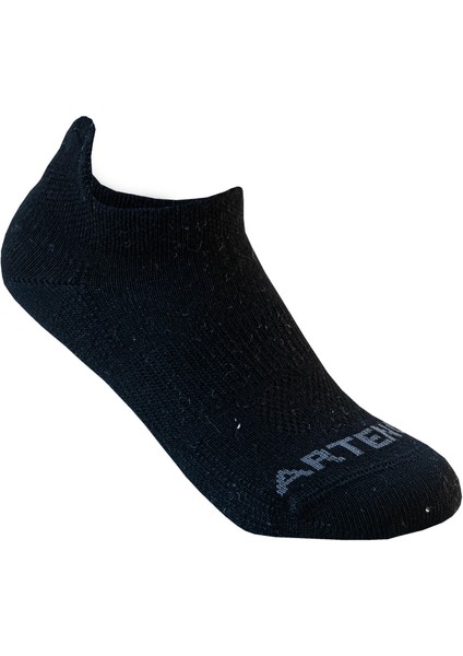 Artengo Çocuk Tenis Çorabı - Kısa Konç - 3 Çift - Siyah / Gri - Rs 160