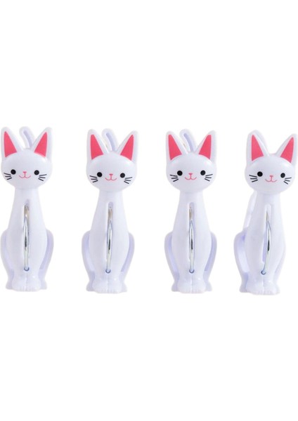 4 Parça/Set Yavru Karikatür Klipsli Kıyafetler Çamaşır Yıkamak Için Pimi (Yurt Dışından)