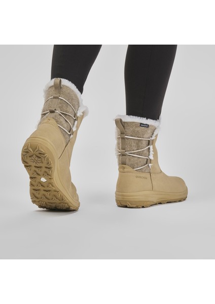 Quechua Kadın Outdoor Kar Botu - Deri - SH100 X-Warm modelleri