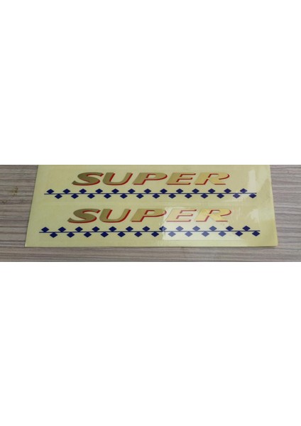 Motosiklet Cg-Kt-Mct-Seyhan- Ön Amortisör Amblemı Super Takım