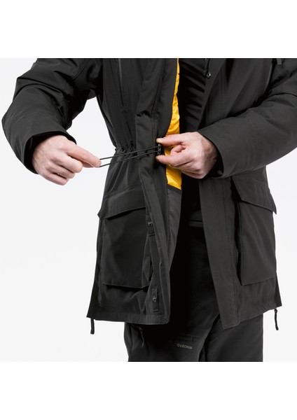 Quechua Erkek Su Geçirmez Outdoor Parka - Beyaz - SH500 Ultra - Siyah -20°c modelleri