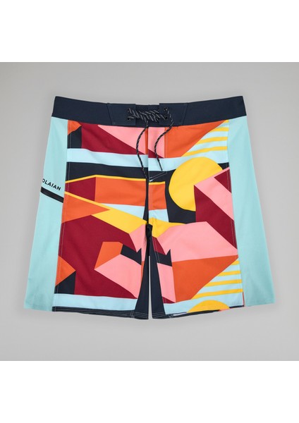 OLAIAN Sörf Boardshort - 19" - Kırmızı - 500