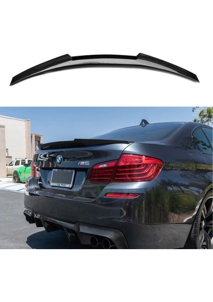 Bmw 5 Serisi F10 M4 Style Bagaj Üstü Spoiler Piano Black