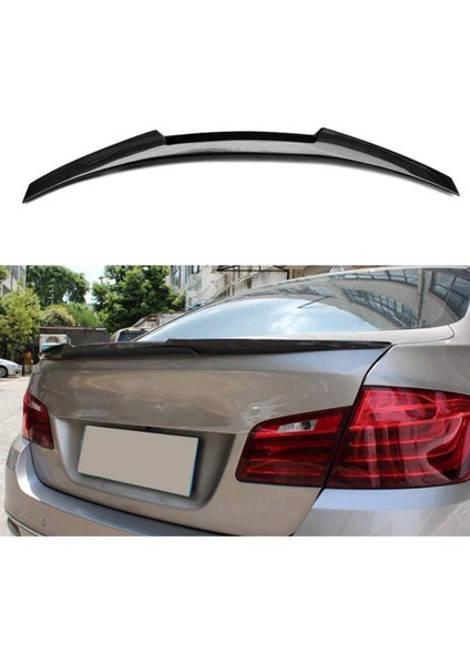 Bmw 5 Serisi F10 M4 Style Bagaj Üstü Spoiler Piano Black