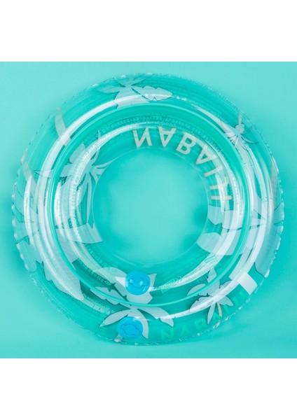Nabaiji Çocuk Şişirilebilir Yüzme Simidi - 65 Cm - 6 / 9 Yaş - "Palmiye" Baskılı modelleri