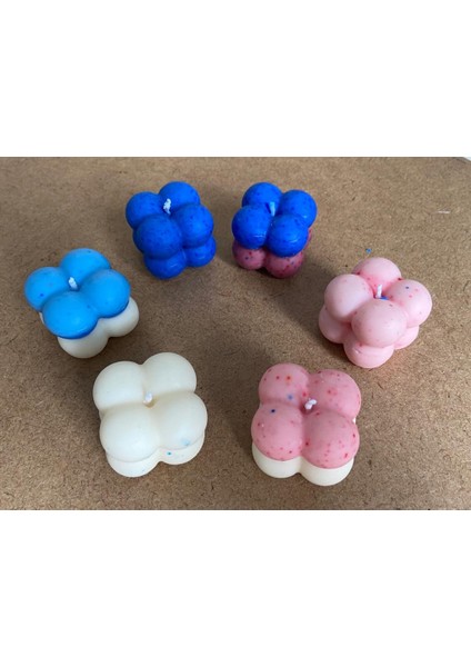 Renkli Mini Bubble Mumlarımız E100 modelleri