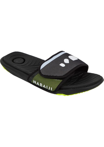 Nabaiji Erkek Terliği - Siyah / Sarı - Slap 900