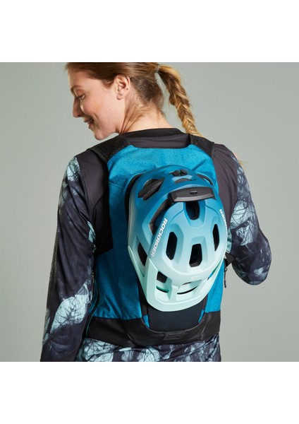 Rockrider Dağ Bisikleti Kaskı - Mavi / Sarı - St 500 fırsatları