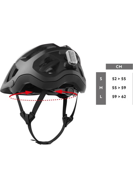 Rockrider Dağ Bisikleti Kaskı - Mavi / Sarı - St 500 indirimleri