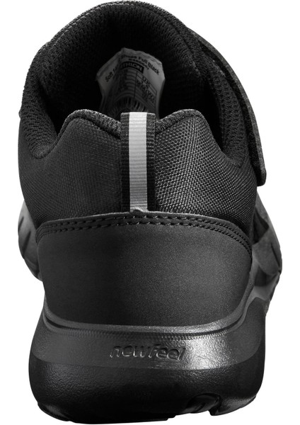 Çocuk Siyah Cırt Cırtlı Spor Ayakkabı Soft 140
