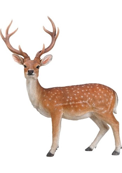 Büyük Boy Ren Geyiği Boynuzlu Geyik Figür 98CM