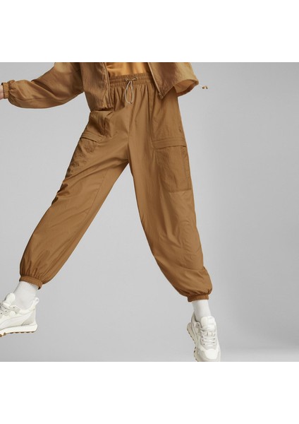 Kadın Desert Tan Puma Infuse Woven Pants Camel Kadın Eşofman Altı