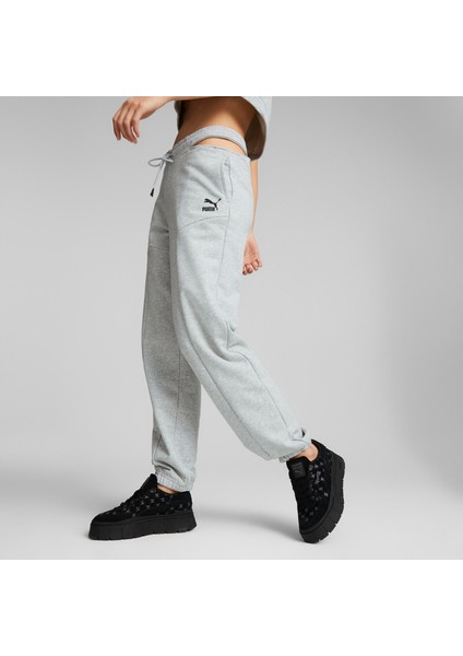 Kadın Light Gray Heather Puma Dare To Sweatpants Gri Kadın Eşofman Altı