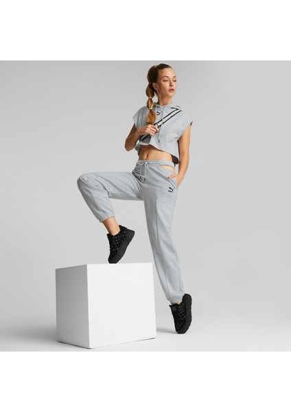 Kadın Light Gray Heather Puma Dare To Sweatpants Gri Kadın Eşofman Altı