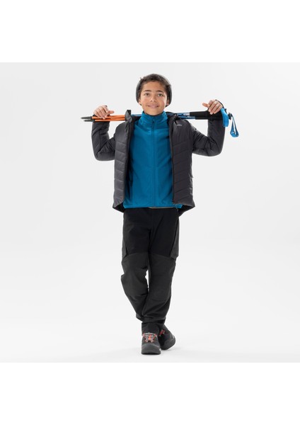 Quechua Çocuk Outdoor Hibrit Şişme Mont - 7/15 Yaş - Siyah