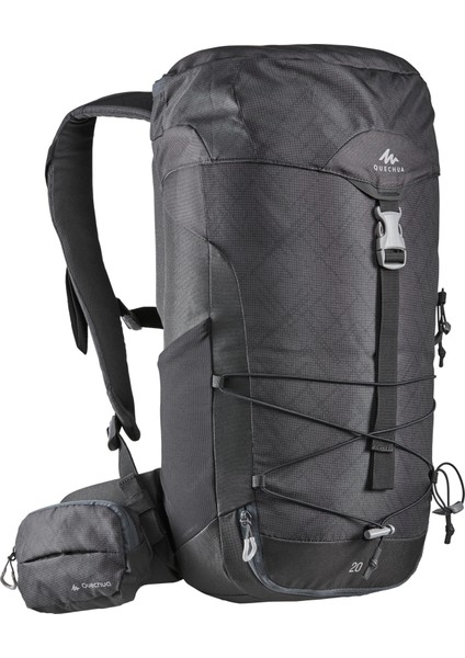 QUECHUA Sırt Çantası - 20L - Koyu Gri - MH100