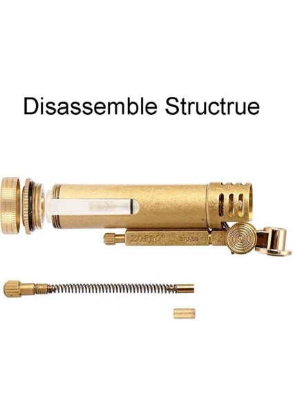 Zorro Z556 Benzinli Camlı Muhtar Çakmağı Otantik Sarı fiyatları