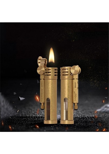 Zorro Z556 Benzinli Camlı Muhtar Çakmağı Otantik Sarı indirimleri