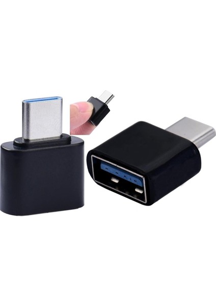 Type C USB 3.1 To USB 2.0 Çevirici Adaptör (Data - Şarj)