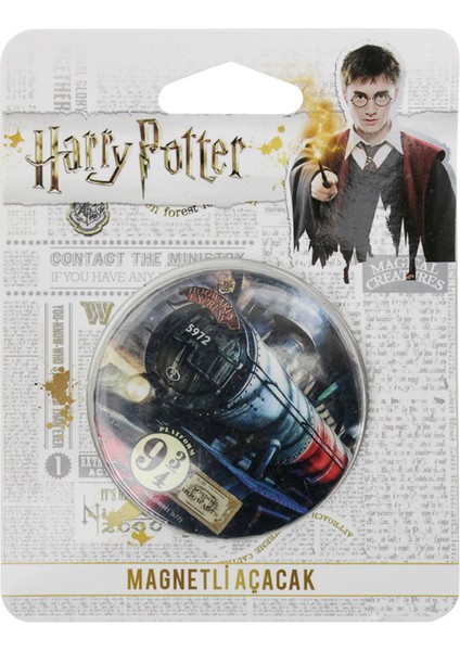 Harry Potter Tren Metal Magnet Kapak Açacağı