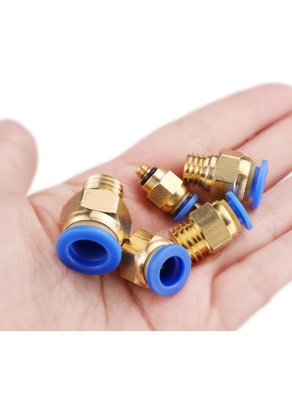 Pnömatik Düz Erkek Rekor 1/8x6 mm Paket 5 Adet