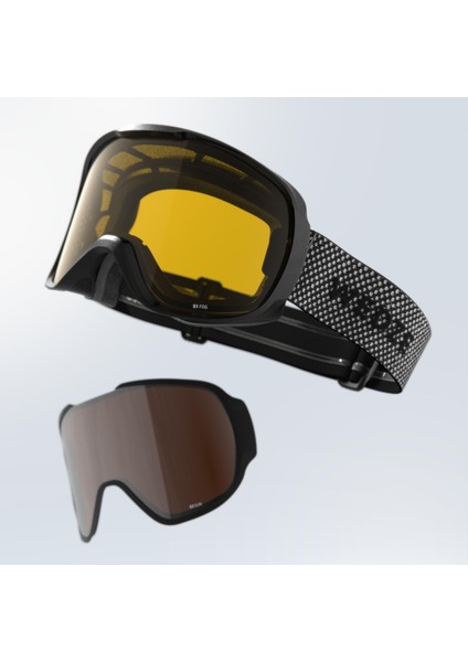 Wedze Çocuk Kayak Ve Snowboard Maskesi - Gri - G 500 I fırsatları