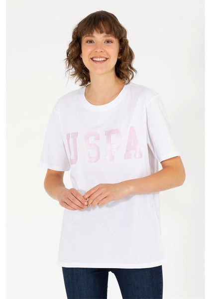 Kadın Bisiklet Yaka Basic T-Shirt