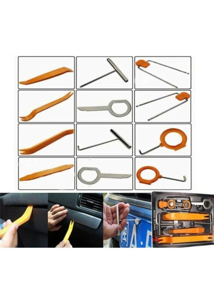 Oto Döşeme Teyp Trim Sökme Aparatı 12 Parça Set