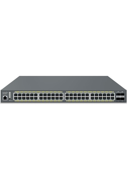 Engenıus ECS1552P Poe+ Switch 48 x 10/100/1000 Port, 4 x Sfp+ 10GIG Port, L2+ 48-Port Poe+, 410W ECS1552P