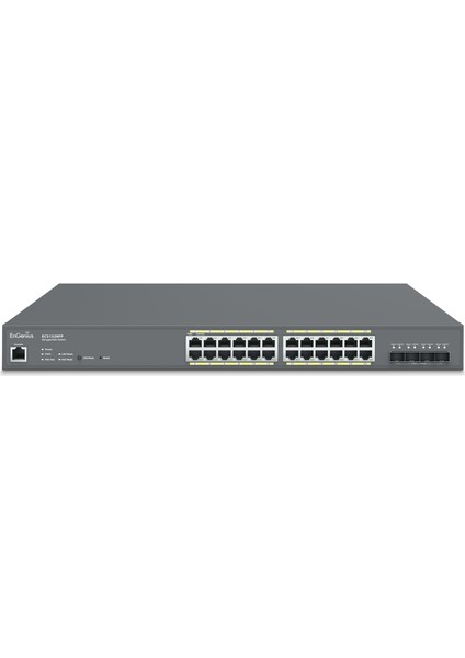 Engenıus ECS1528FP Poe+ Switch 24 x 10/100/1000 Port, 4 x Sfp+ 10GIG Port, L2+ 24-Port Poe+, 410W ECS1528FP