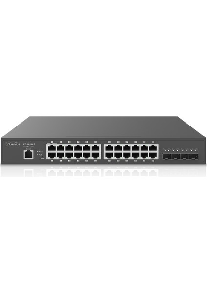 Engenıus ECS1528T Switch 24 x 10/100/1000 Port, 4 x Sfp+ 10GIG Port, L2+ ECS1528T