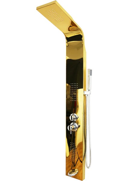 Gold Kuğu Masajlı Panel Duş Seti