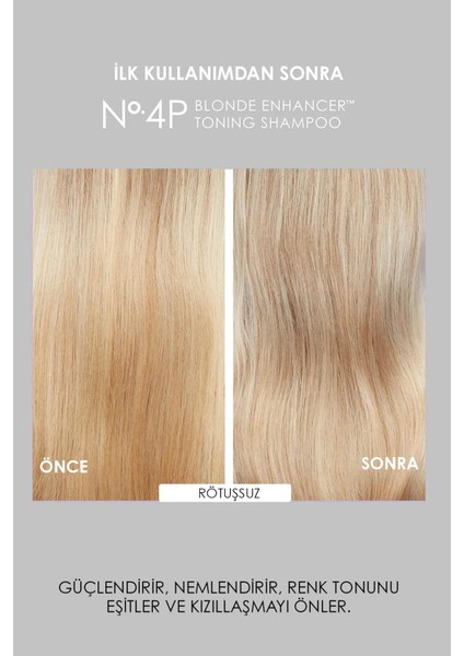 Blonde Enhancer Duo - Sarı Saçların Rengini Koruyan & Canlandıran Bağ  Bakım Seti