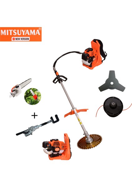Japon Sırt Tırpan + Zeytin Silkeleme + Dal Budama Makinesi 4.2kw 5.7hp
