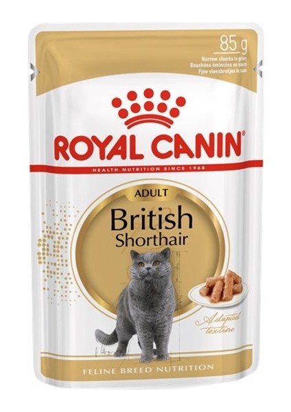British Shorthair Adult Pouch Kedi Maması 85 gr