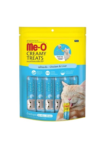Creamy Tavuk & Ciğer Kedi Ödülü 20X15 gr