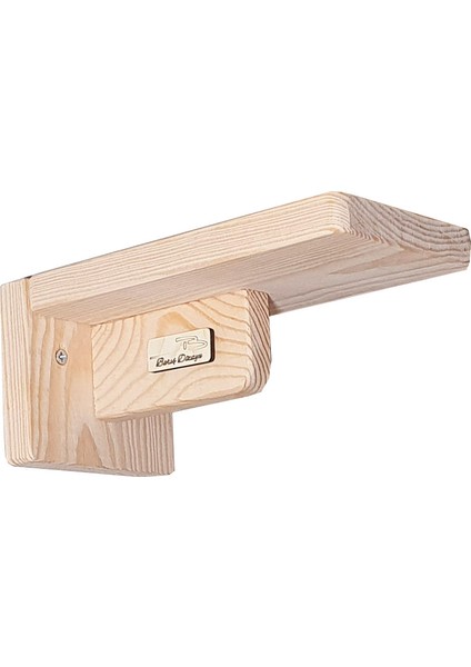 Doğal Ahşap Güçlendirilmiş 18CM Kedi Basamağı Kedi Köprüsü Duvar Yürüyüş Yolu Kedi Oyunu (4 Adet)