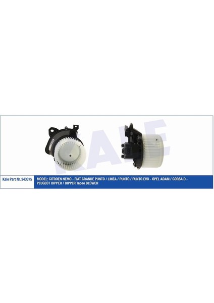 Kalorifer Motoru Nemo G.punto Linea Evo Corsa D Adam Bipper 1.2 1.4 1.6 1.3d 343375